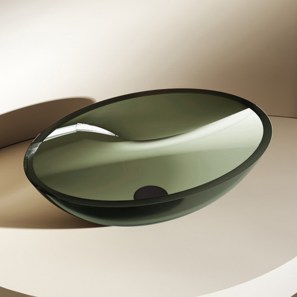 Раковина накладная Abber Kristall 500x350 оливковый (AT2802Vesuvian) Раковина накладная Abber Kristall 500x350 оливковый (AT2802Vesuvian)