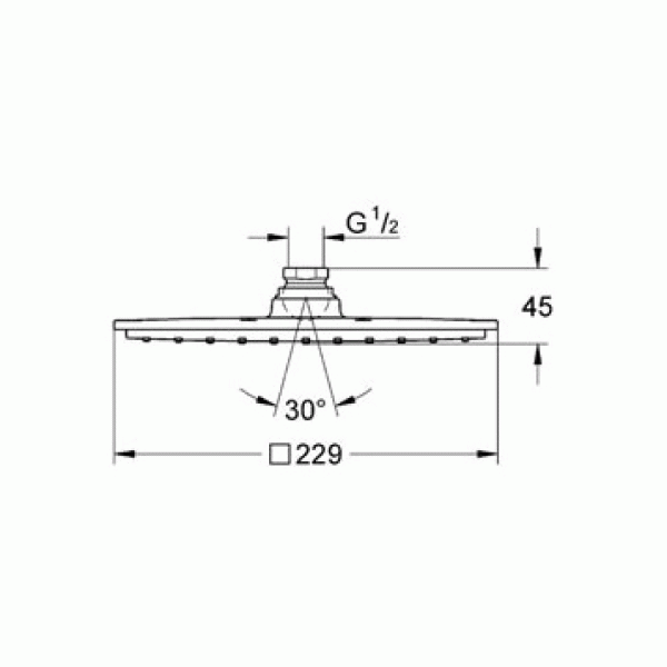 Душ верхний Grohe Allure 230 (27479000) Душ верхний Grohe Allure 230 (27479000)