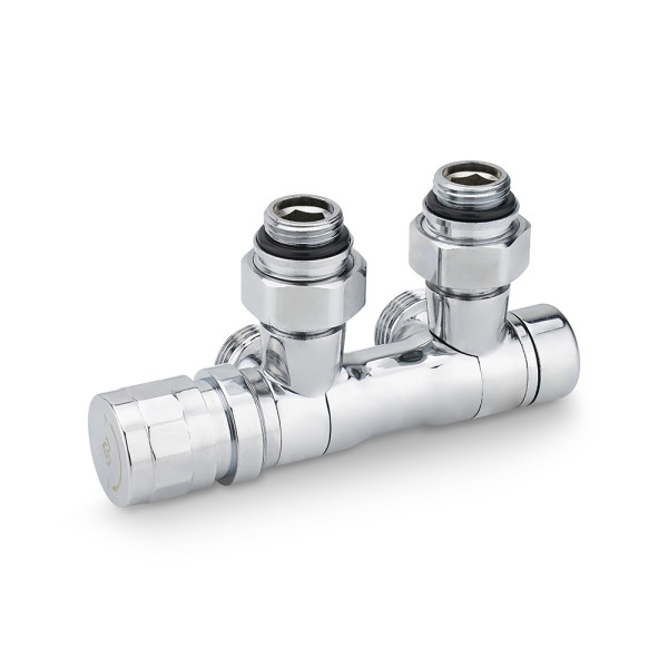 Фитинг двойной термостатический 1/2"х3/4"(18)ЕК универсальный Varmega VMDV25 (хром) (VMDV25-400415) Фитинг двойной термостатический 1/2"х3/4"(18)ЕК универсальный Varmega VMDV25 (хром) (VMDV25-400415)