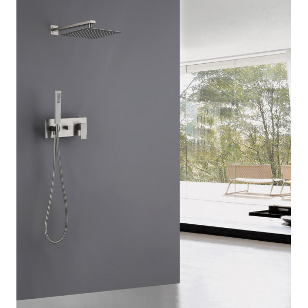 Душевая система Abber Daheim  сатин (AF8218SP)
