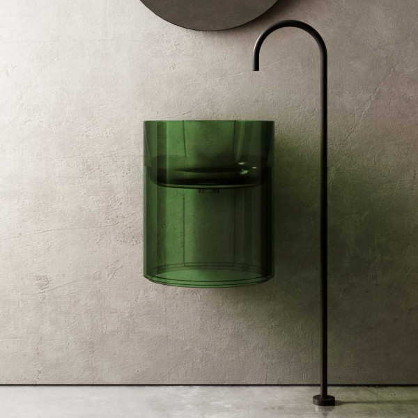 Раковина подвесная Abber Kristall зеленая (AT2704Emerald) Раковина подвесная Abber Kristall зеленая (AT2704Emerald)