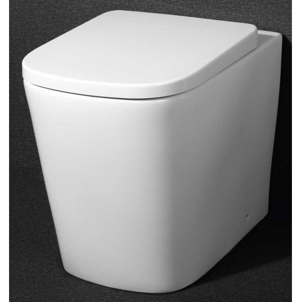 Унитаз приставной BelBagno Albano безободковый без сиденья (BB120CBR) Унитаз приставной BelBagno Albano безободковый без сиденья (BB120CBR)