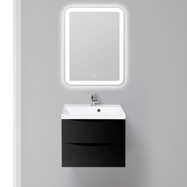 Тумба подвесная BelBagno Marino 60 Nero Lucido (MARINO-600-2C-SO-NL-P) Тумба подвесная BelBagno Marino 60 Nero Lucido (MARINO-600-2C-SO-NL-P)