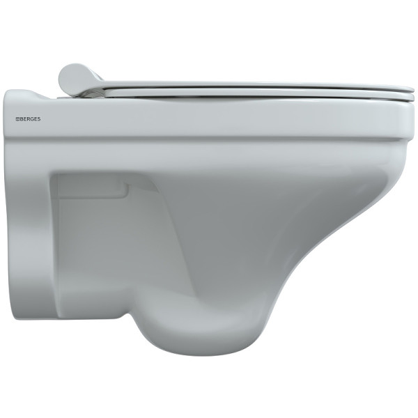 Унитаз подвесной Berges Albit S 520*360*335 белый (082147)