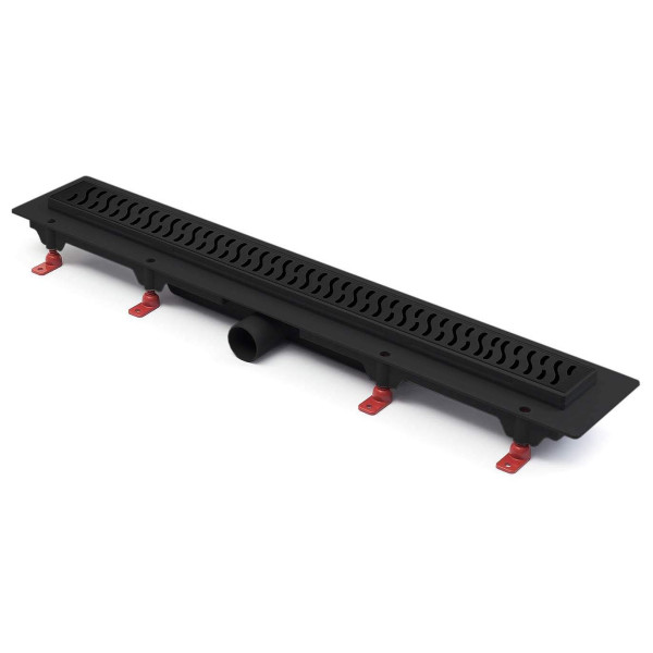 Лоток душевой 350 мм. MCH Chudej Harmony Black Edition (решетка нерж. сталь черная, боковой слив D 40) CH350HC Лоток душевой 350 мм. MCH Chudej Harmony Black Edition (решетка нерж. сталь черная, боковой слив D 40) CH350HC
