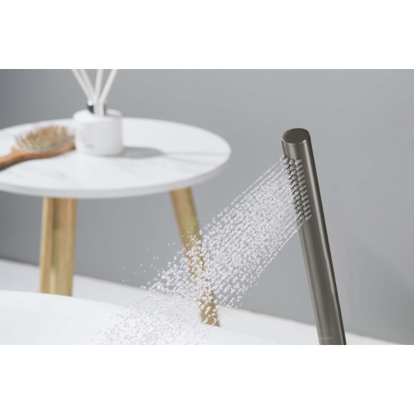 Душевая лейка Aquatek Европа шлифованный черный хром (AQ2002BGM)