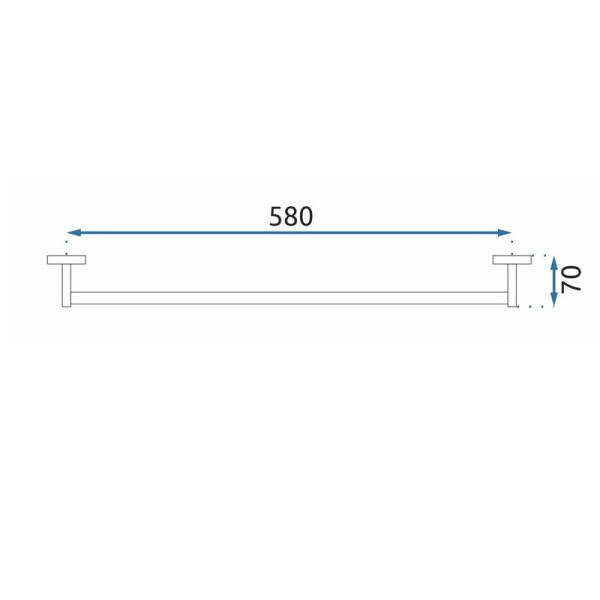 Полотенцедержатель 60см Rea mist Gold золото (REA-80017) Полотенцедержатель 60см Rea mist Gold золото (REA-80017)