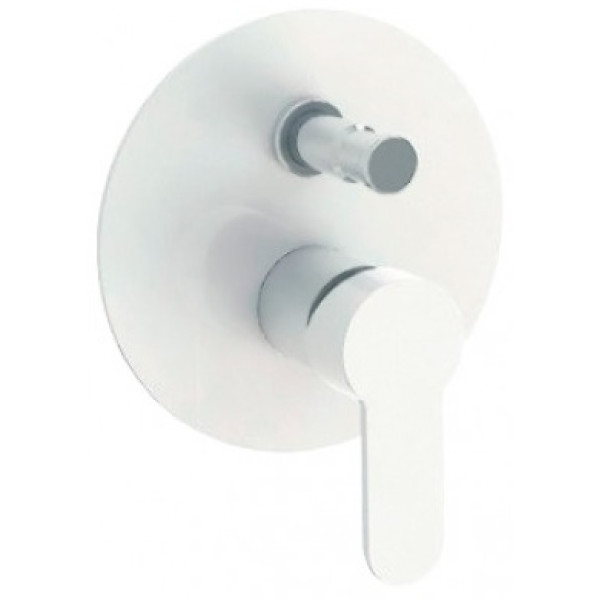 Встраиваемый смеситель для душа Cezares Laconico белый (LACONICO-C-VDI-BLC) Встраиваемый смеситель для душа Cezares Laconico белый (LACONICO-C-VDI-BLC)