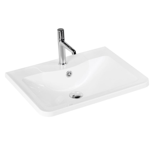 Раковина встраиваемая BelBagno 70 белая (BB700/455-LV-MR-ALR) Раковина встраиваемая BelBagno 70 белая (BB700/455-LV-MR-ALR)