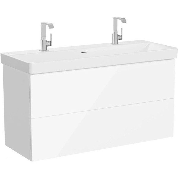 ТУмба подвесная Vitra Metropol Pure 120 см с раковиной c 2мя ящиками, с подсветкой в верхнем ящике, глянцевый белый (67334) ТУмба подвесная Vitra Metropol Pure 120 см с раковиной c 2мя ящиками, с подсветкой в верхнем ящике, глянцевый белый (67334)