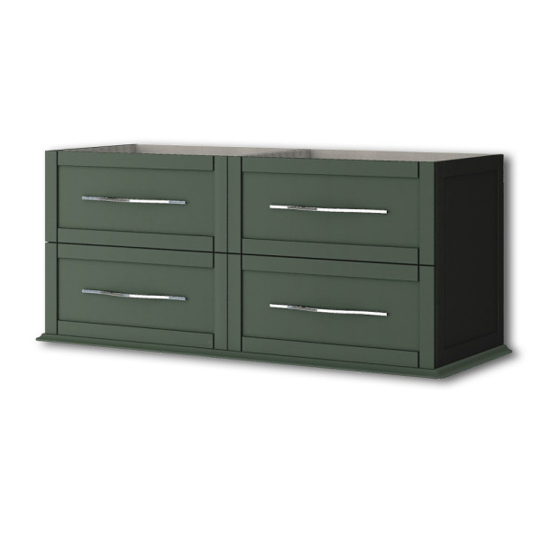 Тумба подвесная Cezares Tiffany 120x55 Verde opaco (55332)