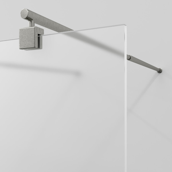 Душевое ограждение WasserKRAFT Vechte 86-89x200 стекло матовое, профиль никель (60W39BN-MG)