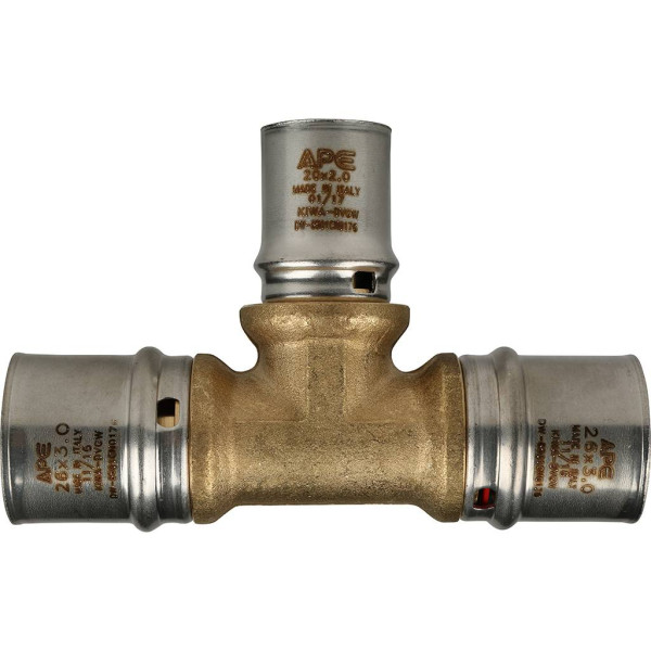 Тройник 26x20x26 Stout (пресс) (SFP-0005-262026)