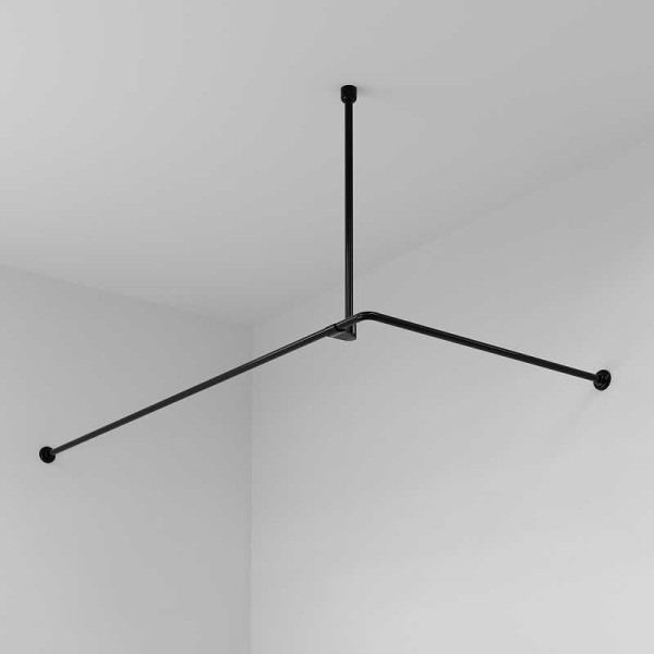 Карниз для ванны Wasser Kraft Elbe 900x900x1800 черный (SC-729018) Карниз для ванны Wasser Kraft Elbe 900x900x1800 черный (SC-729018)