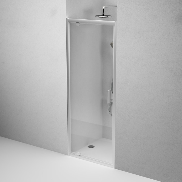 Душевая дверь AM.PM Gem 80x195 стекло прозрачное, профиль хром матовый (W90G-80-1P-MT)