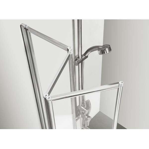 Душевая шторка на ванну Azario Preston 90x150 стекло прозрачное, профиль хром (AZ-NFC6433 900) Душевая шторка на ванну Azario Preston 90x150 стекло прозрачное, профиль хром (AZ-NFC6433 900)