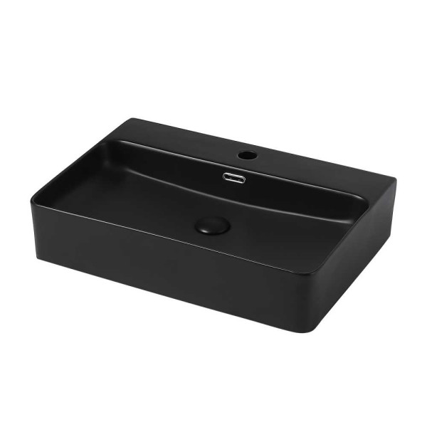 Раковина накладная ABBER Rechteck 61x42 черная (AC2201MB) Раковина накладная ABBER Rechteck 61x42 черная (AC2201MB)