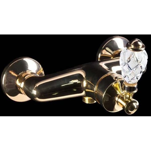 Смеситель для душа Boheme Vogue cristal золото (214-CRST) Смеситель для душа Boheme Vogue cristal золото (214-CRST)