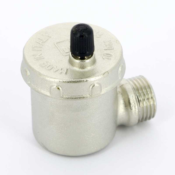 Воздухоотводчик автоматический Itap 1/2" боковое подключение (никель) (3640012)