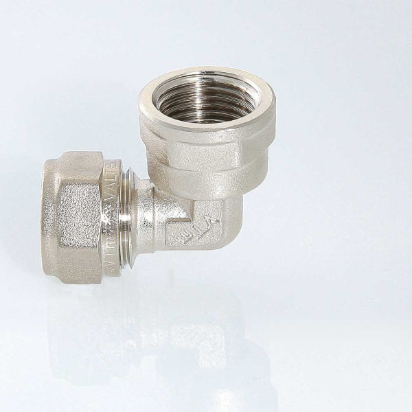 Соединение угловое 16*1/2"В Valtec (обжим) (VTm.352.N.001604) Соединение угловое 16*1/2"В Valtec (обжим) (VTm.352.N.001604)