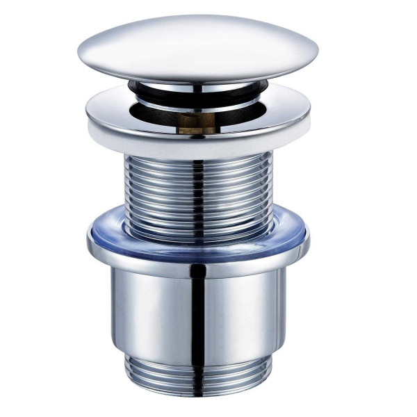 Донный клапан Cezares с системой клик-клак, хром (CZR-SC-01) Донный клапан Cezares с системой клик-клак, хром (CZR-SC-01)