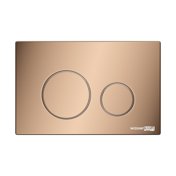 Инсталляция для унитаза WasserKRAFT Vils с клавишей смыва золото розовое (56TLT.010.ME.RG02)