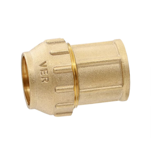 Соединение прямое 25*3/4"В Vieir (латунь, для п/э трубы) (VER371) Соединение прямое 25*3/4"В Vieir (латунь, для п/э трубы) (VER371)