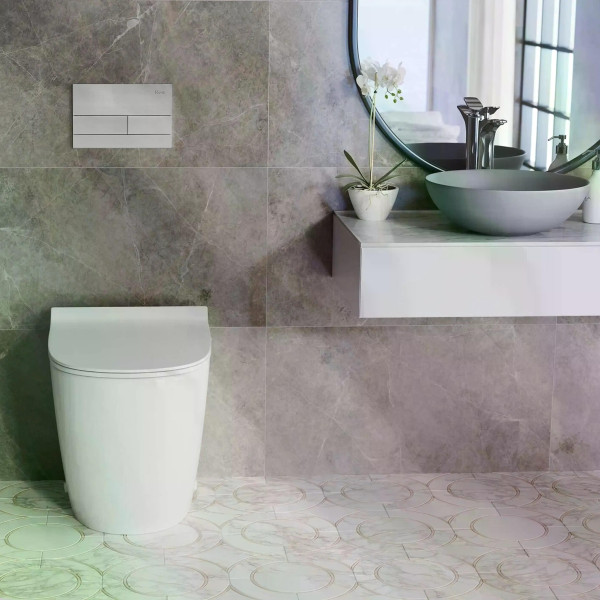 Инсталляция для подвесного унитаза Rea с клавишей Nikel (KPL-E0057)