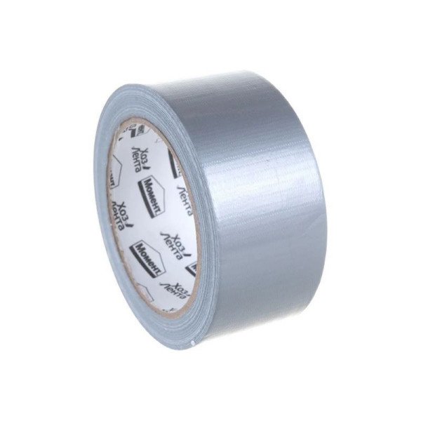 Лента клеящая Момент ХозЛента Универсальная Серебряная 25 м. (1161083)