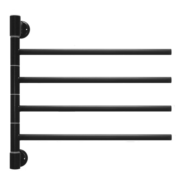 Полотенцесушитель электрический Energy I chrome 540х550 черный матовый Полотенцесушитель электрический Energy I chrome 540х550 черный матовый