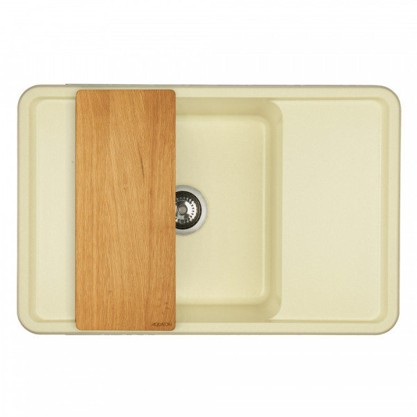 Мойка для кухни врезная Aquaton Беллис 510x780x250 шампань (1.A725.0.32B.S29.0)