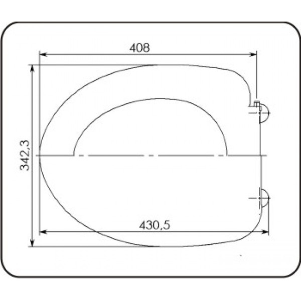 Сиденье для унитаза Santek Лига белое (1WH106906)