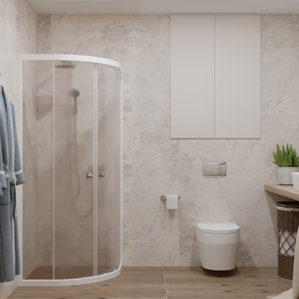 Душевой уголок Triton Ультра 80x80 стекло прозрачное, профиль белый (DK251_1) Душевой уголок Triton Ультра 80x80 стекло прозрачное, профиль белый (DK251_1)