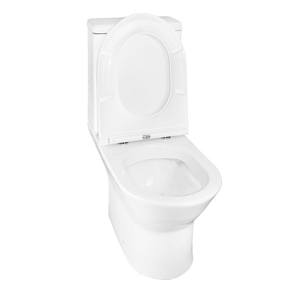 Унитаз напольный Azario Dante с сиденьем с микролифтом белый (AZ-93589)