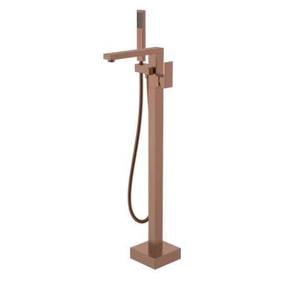 Смеситель напольный для ванны Boheme Qubic Brushed bronze (479-BRB) Смеситель напольный для ванны Boheme Qubic Brushed bronze (479-BRB)