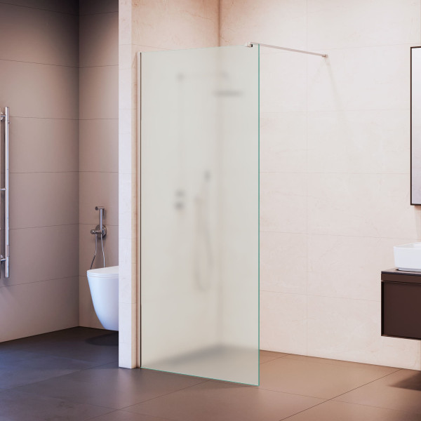 Душевое ограждение RGW Walk In WA-210 110x195 стекло матовое, профиль хром (351021011-21)