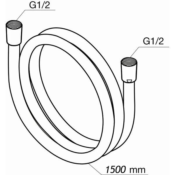 Шланг для душа Azario 1,5 м ПВХ упаковка блистер (AZ-SW-PVC-1,5-BL)