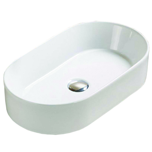 Раковина накладная Azario Elmas 52,5x11,5x30 белая (AZ-1048 SP)