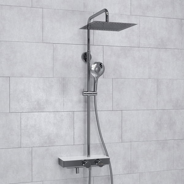 Душевая система WasserKRAFT хром (A113.118.101.CH Thermo)
