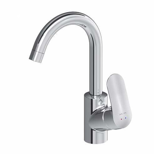 Смеситель для раковины AM.PM Like с поворотным изливом, хром (F8002700) Смеситель для раковины AM.PM Like с поворотным изливом, хром (F8002700)