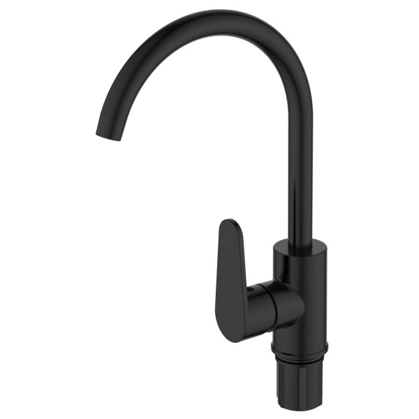 Смеситель для кухни Voda Waterfall черный (WF519RB) Смеситель для кухни Voda Waterfall черный (WF519RB)