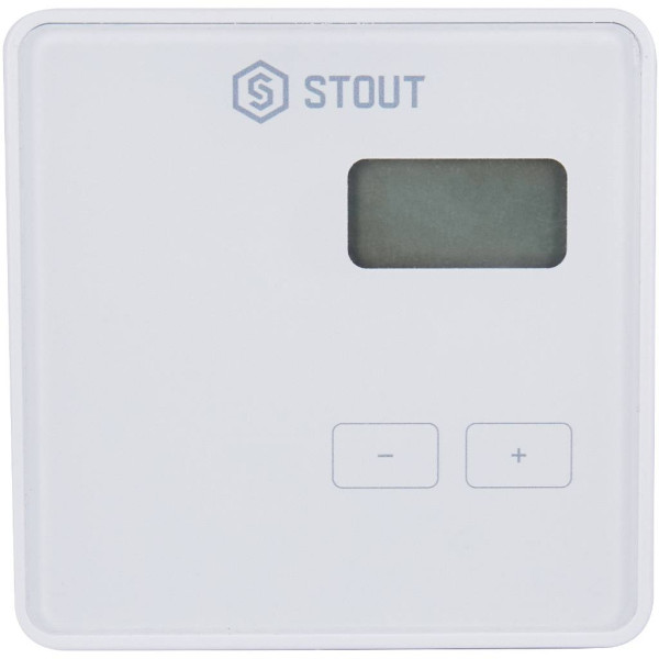 Терморегулятор Stout проводной комнатный R-9b, белый (STE-0101-009001) Терморегулятор Stout проводной комнатный R-9b, белый (STE-0101-009001)