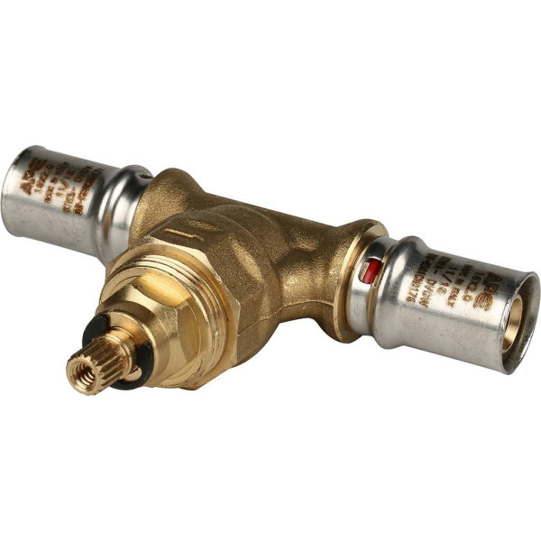 Кран 16x16 вентильный Stout (пресс, с хромированной ручкой) (SFP-0014-001616)