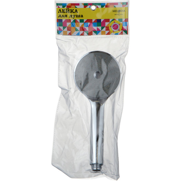 Лейка душевая Melodia 1 функция d95 хром/черный/серый (MKP20499) Лейка душевая Melodia 1 функция d95 хром/черный/серый (MKP20499)