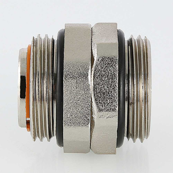 Ниппель сдвоенный Valtec 1 1/4" никель (VT.0606.0.07)