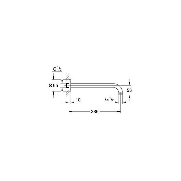 Кронштейн душевой Grohe Rainshower (28576000)