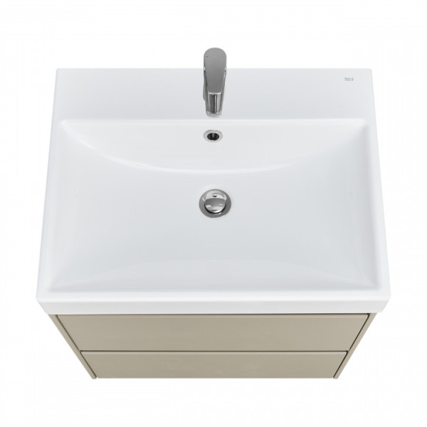 Тумба подвесная Roca Ona 585x450x565 бежево-серый матовый (A857613510)