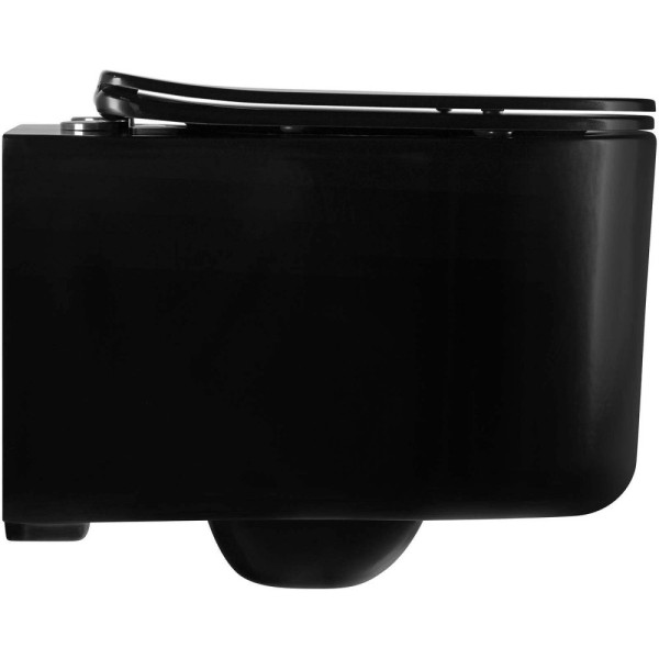 Сиденье для унитаза Aquatek черное (AQ0204-MB)