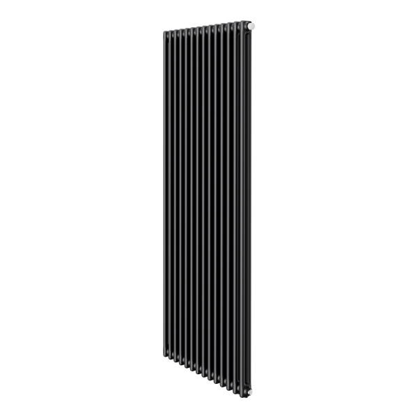 Радиатор стальной трубчатый Royal Thermo Insignia VC2180 (14 секций) ниж. подкл. (черный RAL 9005m) (In-VC2180.14.9005m)