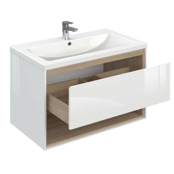 Тумба подвесная Cersanit Louna белый (SP-SZ-LOU-CO80/Wh) Тумба подвесная Cersanit Louna белый (SP-SZ-LOU-CO80/Wh)